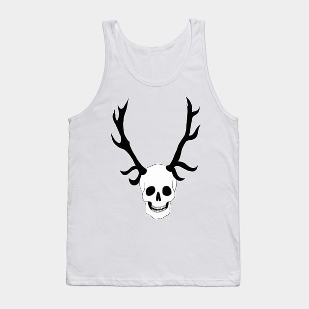 wendigo skull Tank Top by emmarobson98